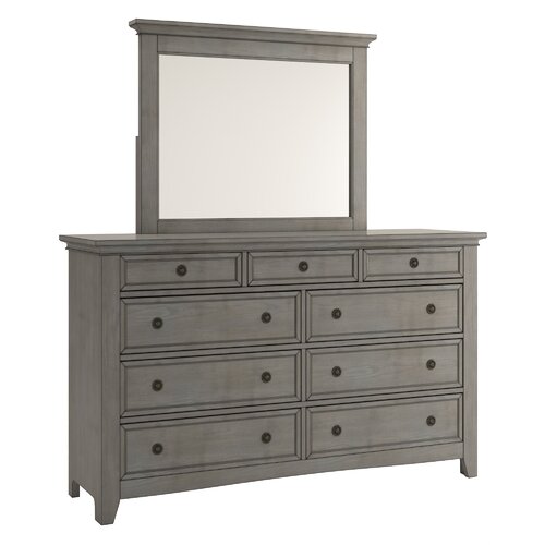 Woodside 9 Drawer Dresser with Mirror & Reviews Joss & Main